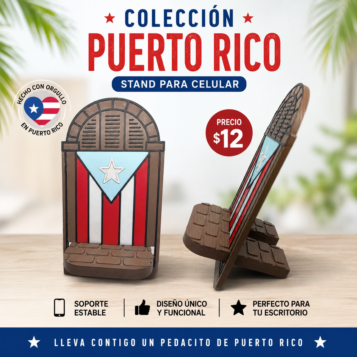 Stand para Celular Colección Puerto Rico