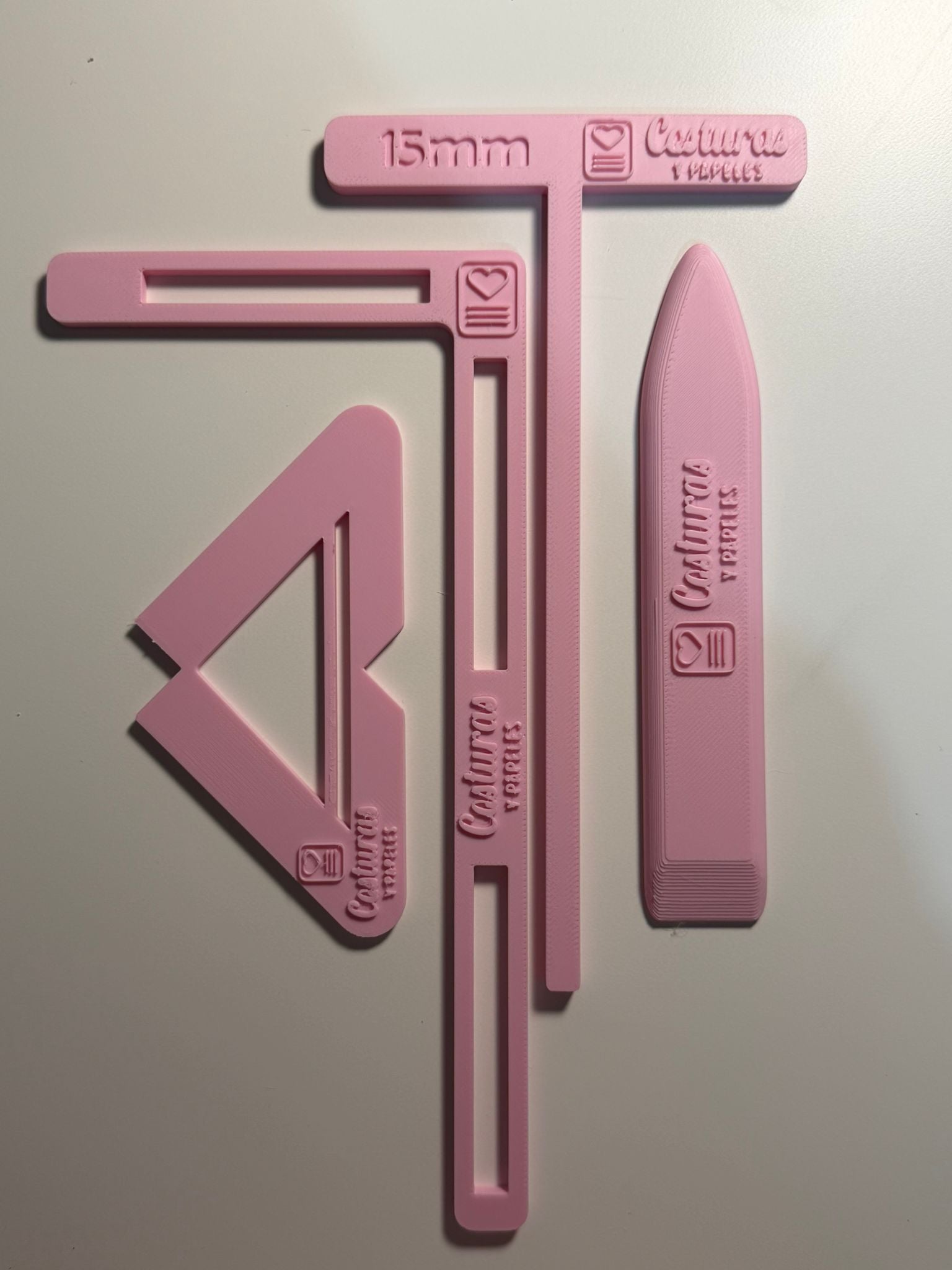 Set de reglas de encuadernación – herramientas para precisión