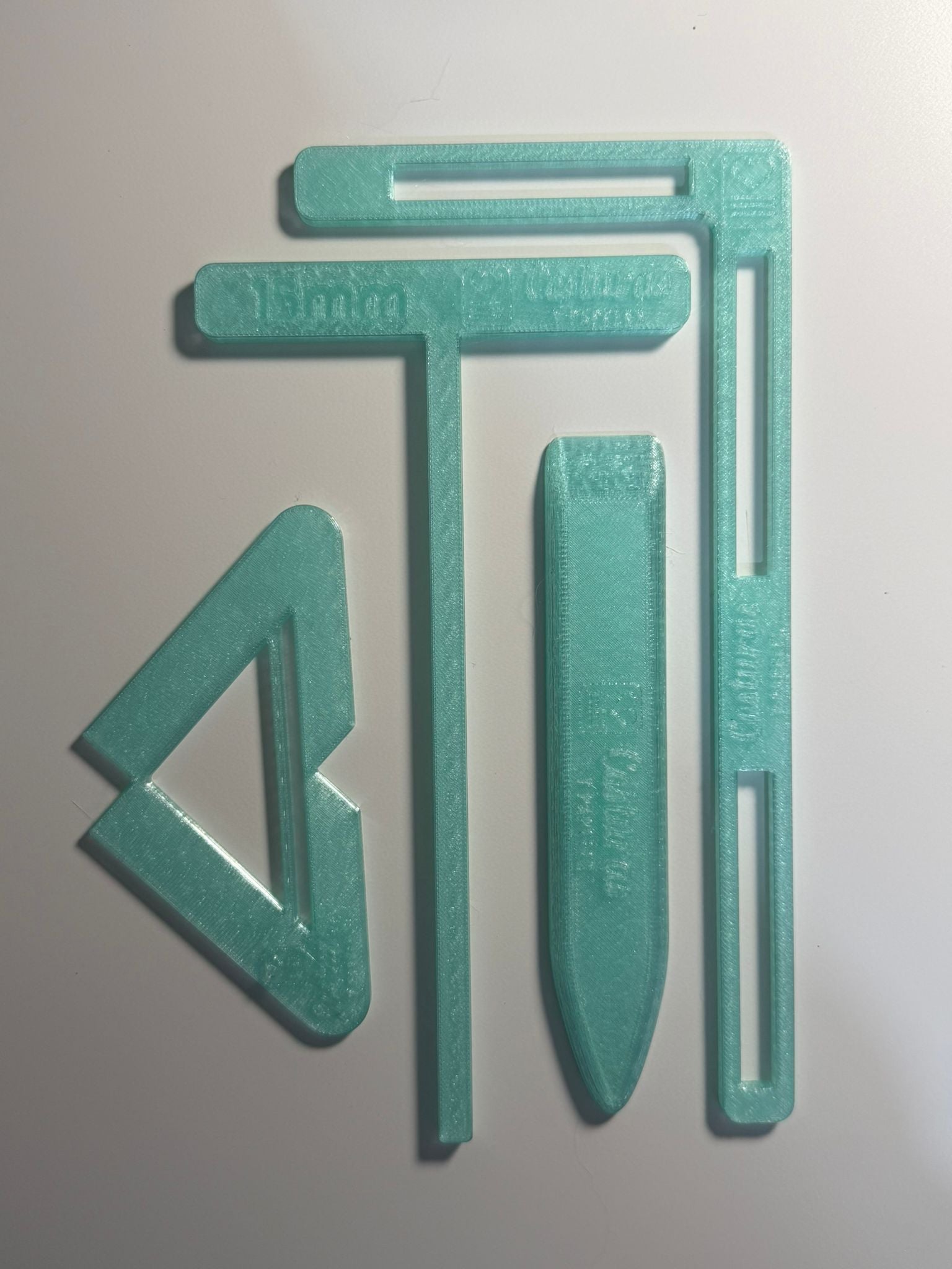 Set de reglas de encuadernación – herramientas para precisión